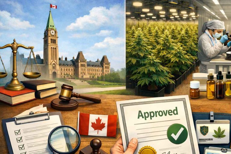 Current Health Canada Cannabis Act and regulations, and licensing processes